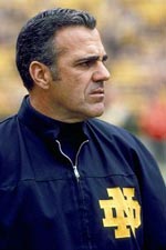 Coach Ara Parseghian, Notre Dame