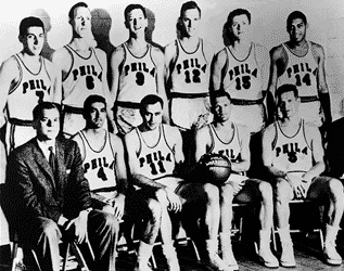 NBA Champion Philadelphia Warriors 1956