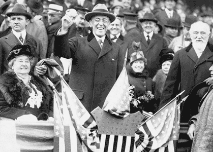 President Wilson at 1915 World Series