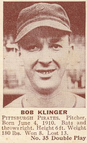Bob Klinger, Pirates