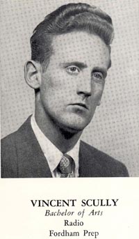 Vince Scully, Fordham student