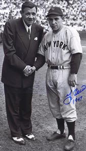 Babe Ruth and Yogi Berra