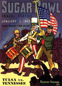1943 Sugar Bowl Program Cover