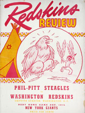 Steagles-Redskins Program Cover