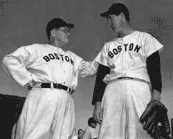 Joe McCarthy and Ted Williams 1949