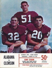 1966 Alabama-Clemson Program