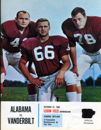 1966 Alabama-Vanderbilt Program