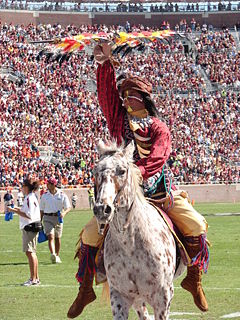 Chief Osceola riding Renegade