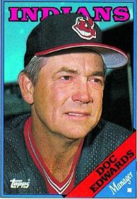 Manager Doc Edwards, Cleveland Indians