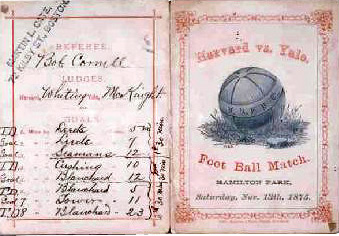 Harvard-Yale 1875 Program