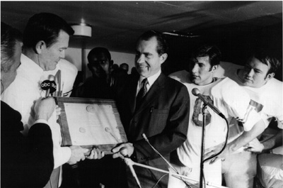 President Nixon Congratulates Texas