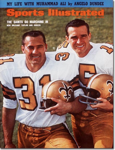 Jimmy Taylor and Gary Cuozzo on Cover of Sports Illustrated